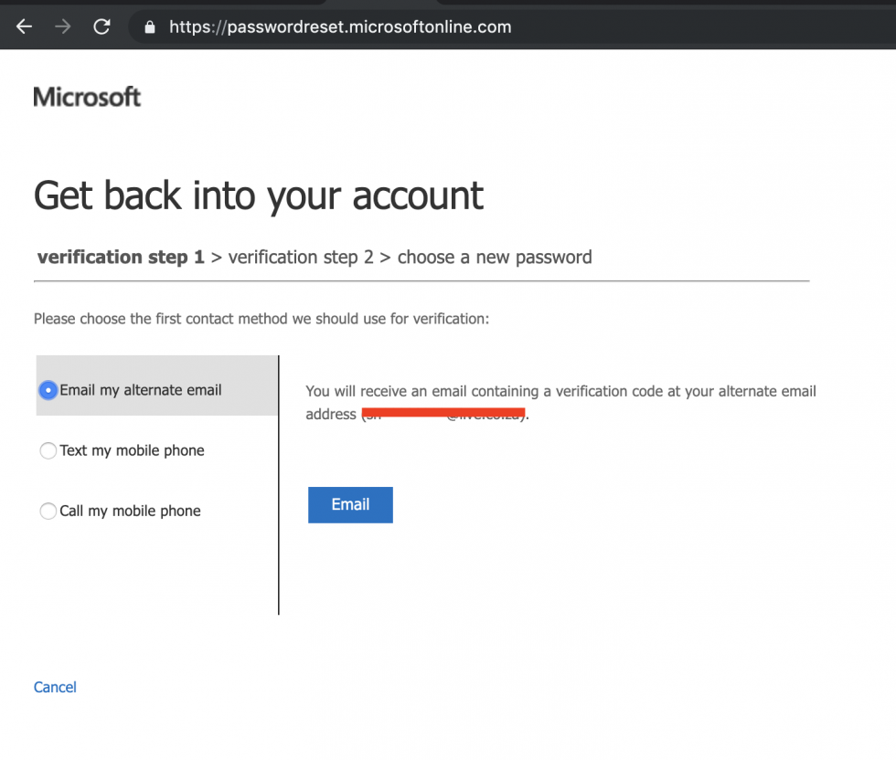 enable self password reset office 365